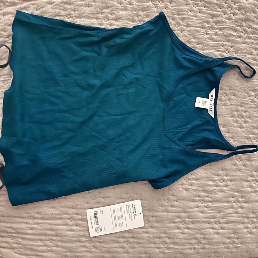 Athleta Deep Teal Double-Strap Tank Camisole